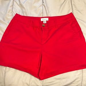 Liz Claiborne Red shorts